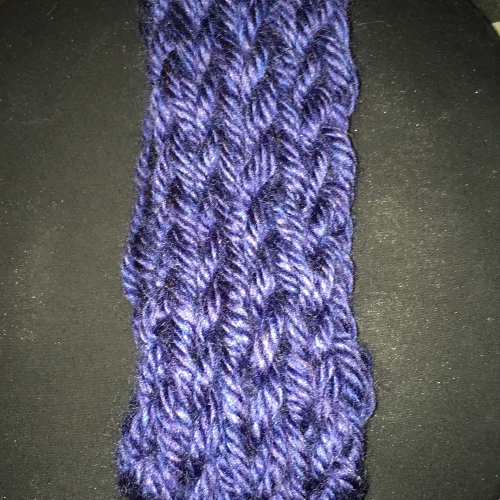 Hand made multi use headband/neckwarmer